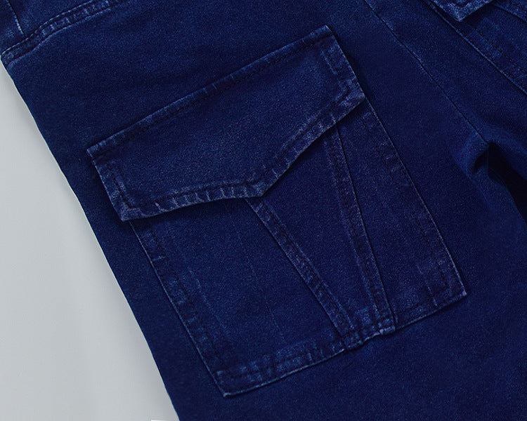 High Waist Elastic Comfortable Denim