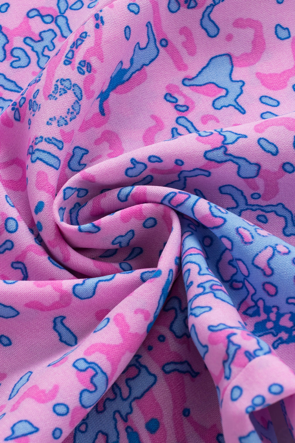 Purple Leopard Print Sleeveless Top