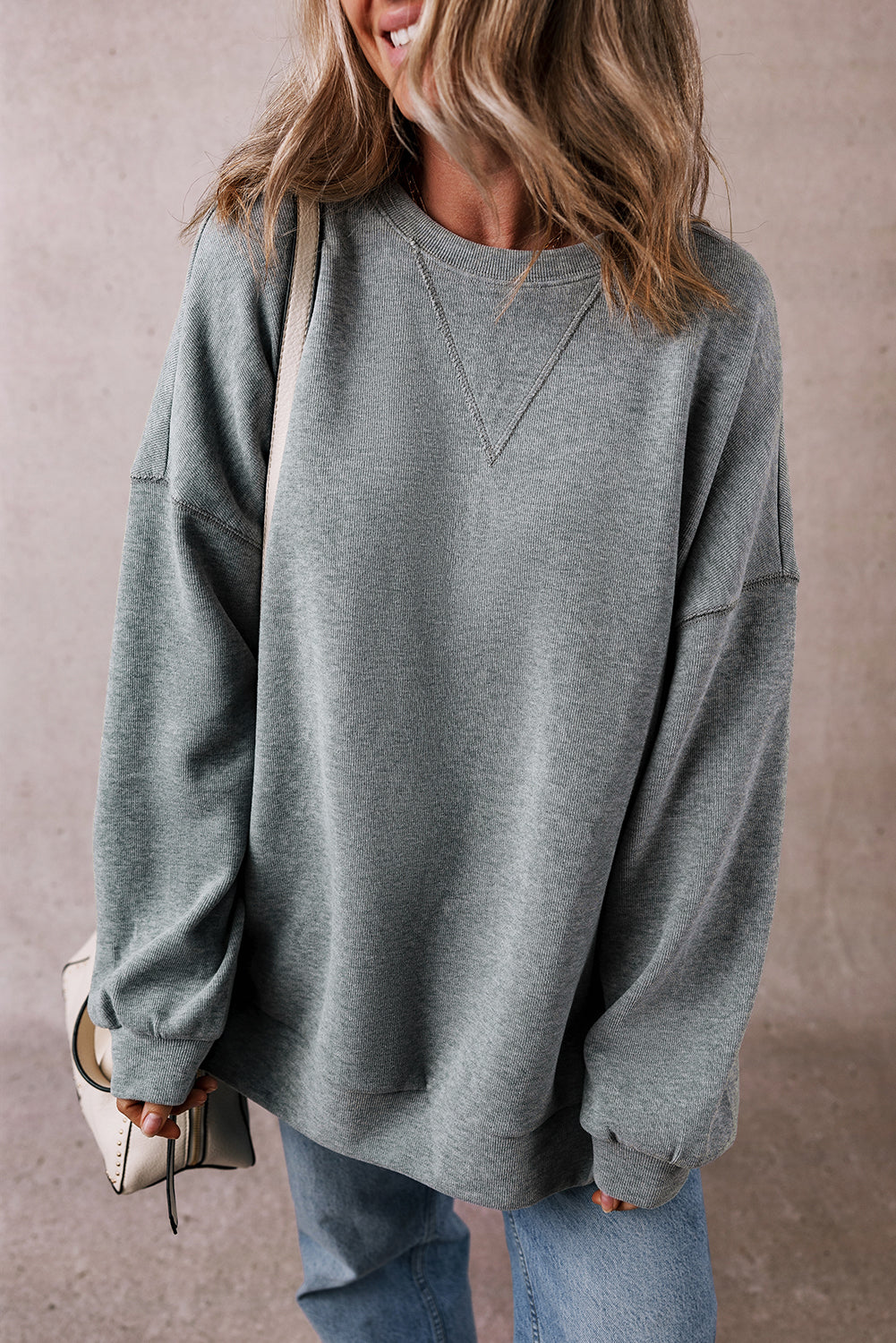 Side split sweatshirt hotsell