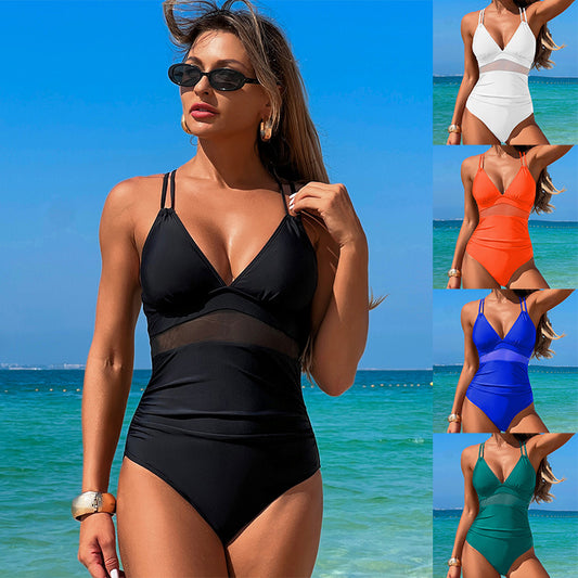 Back Detail One Piece Swimsuit