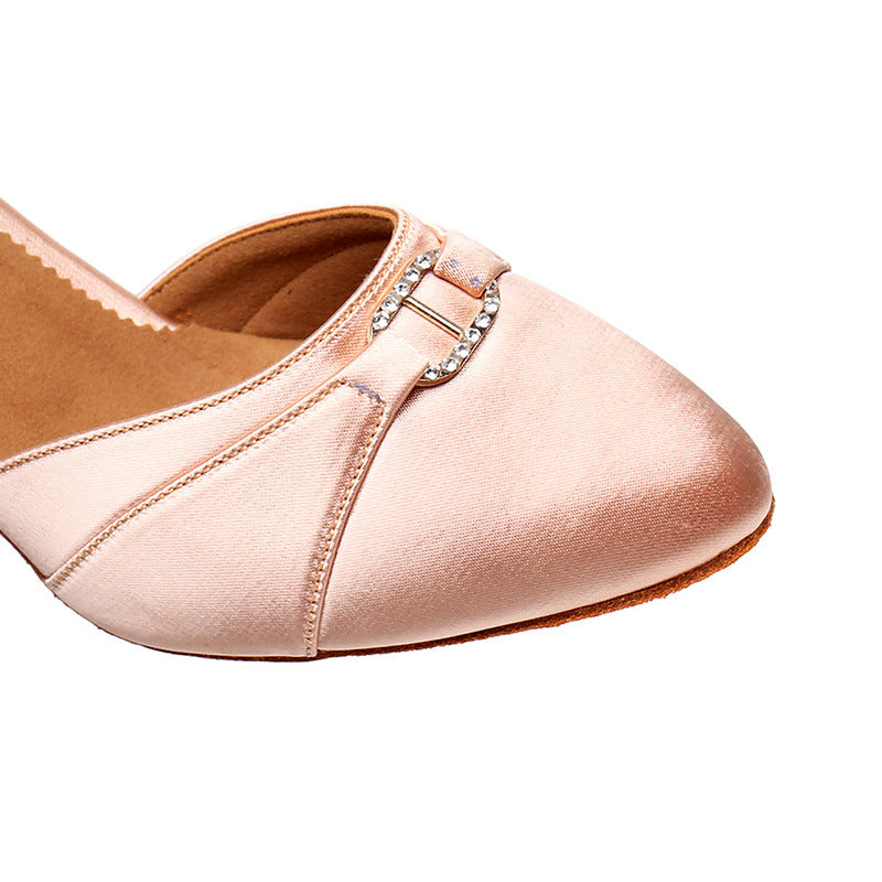 Silk diamond buckle Dance Shoes