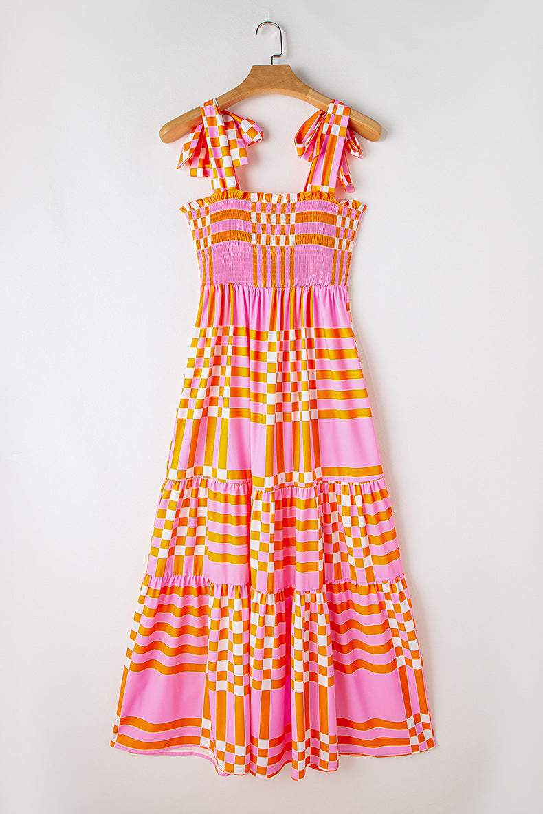 Gingham Maxi Dress