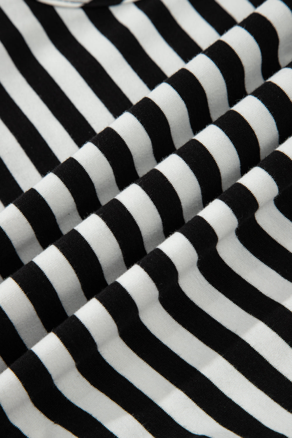 Stripe U Neck Sleeveless Loose Fit Mini Dress
