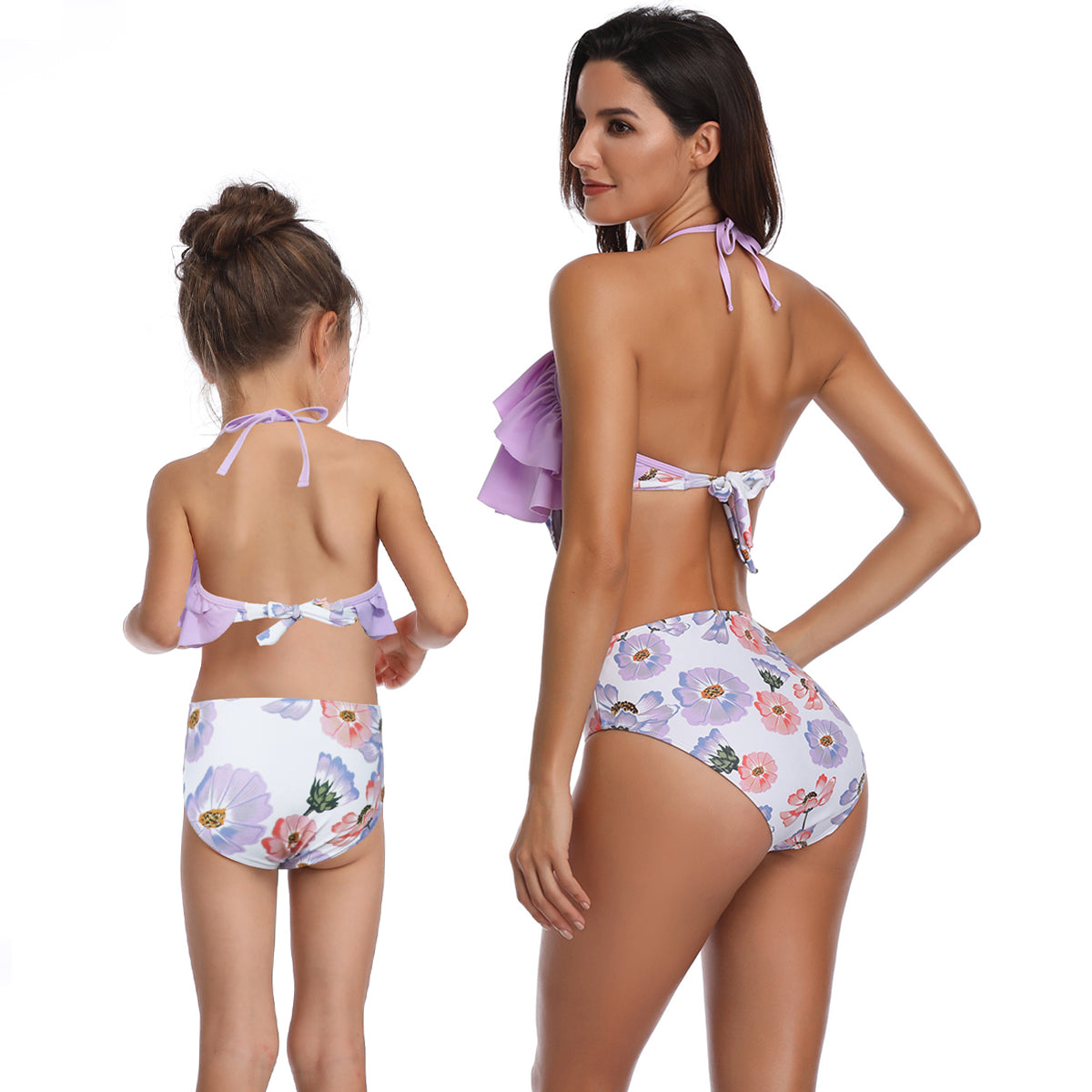 Mother and Daughter Swimsuit Set
