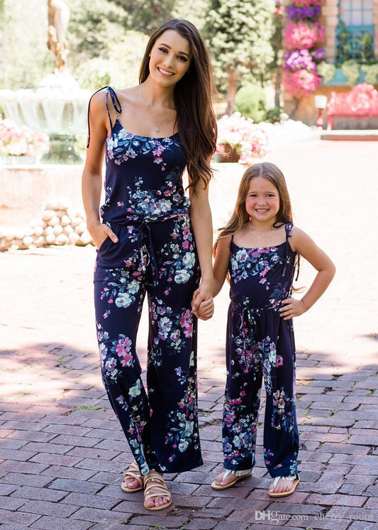 Mother and Daughter Jumpsuit Set