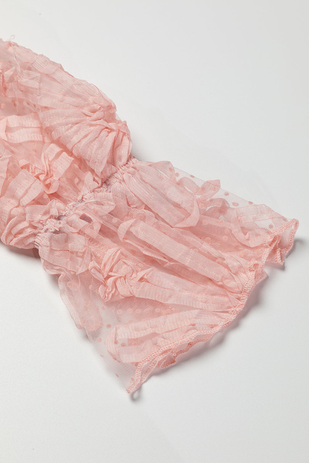 トップス m.me.eme Candy sleeve tulle tops pink m.me.eme Candy sleeve tulle tops pink