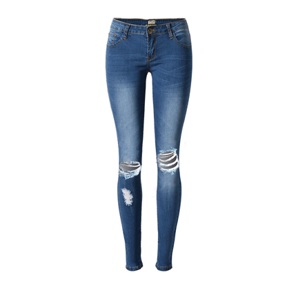 Stretch Low-Rise Jeans