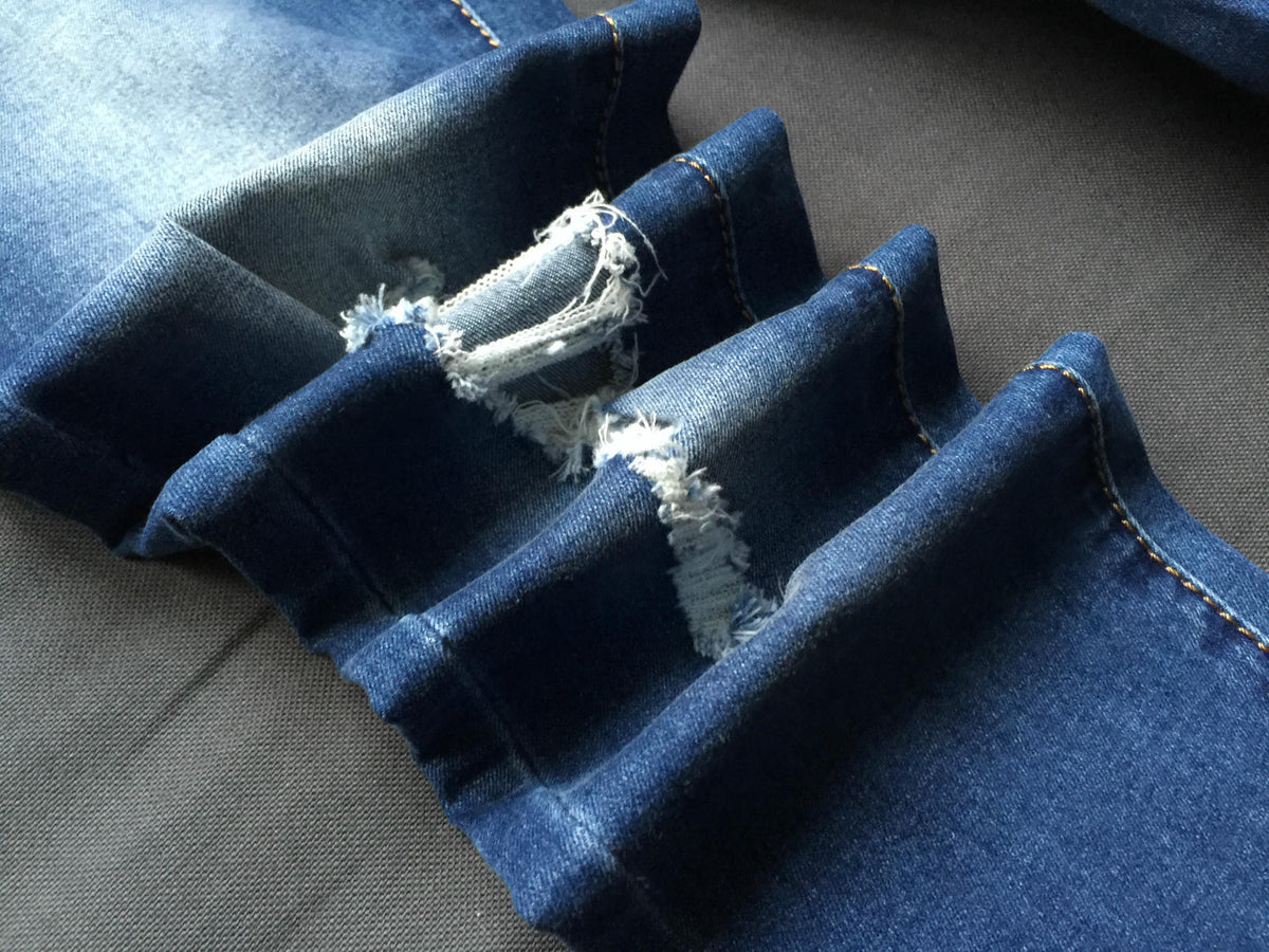 Stretch Low-Rise Jeans