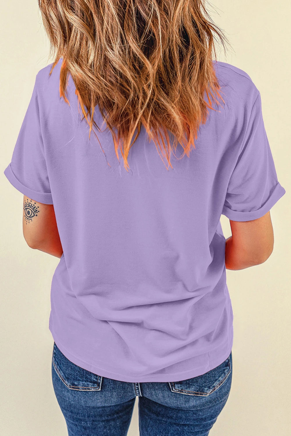 Wisteria Bunny Bible Verses Checkered Print Easter T Shirt