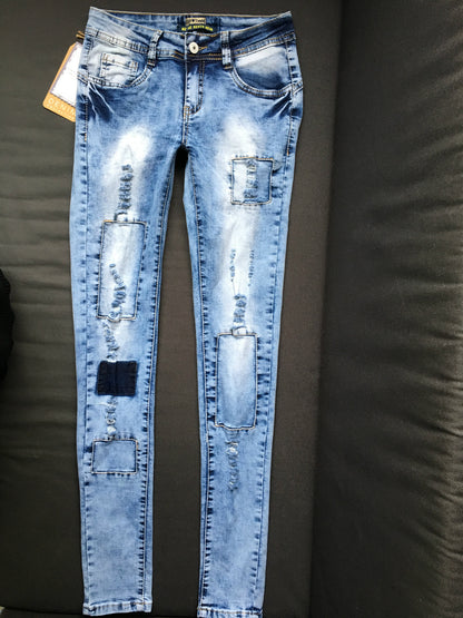 Trendy Patchwork Denim