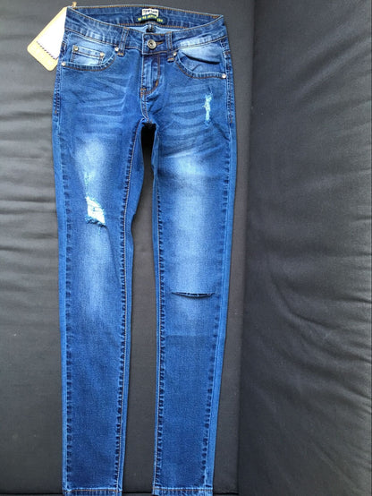 Low-waisted slim-fit stretch Jeans