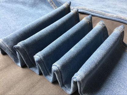 Low-Waist Peach Denim
