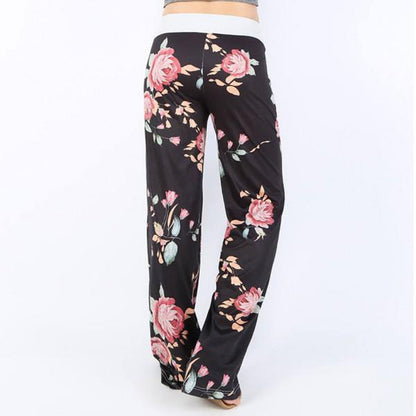 0447 Flower Happy Pants