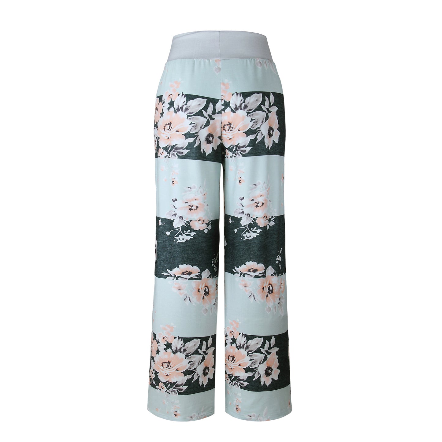 Block Floral Happy Pants