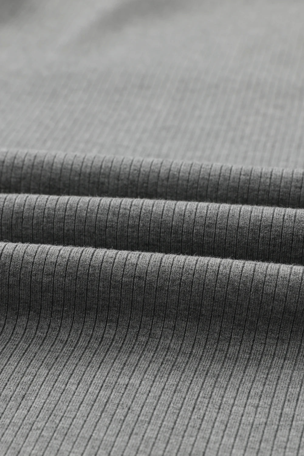 Striped Mesh Long Sleeve Crewneck Ribbed Top