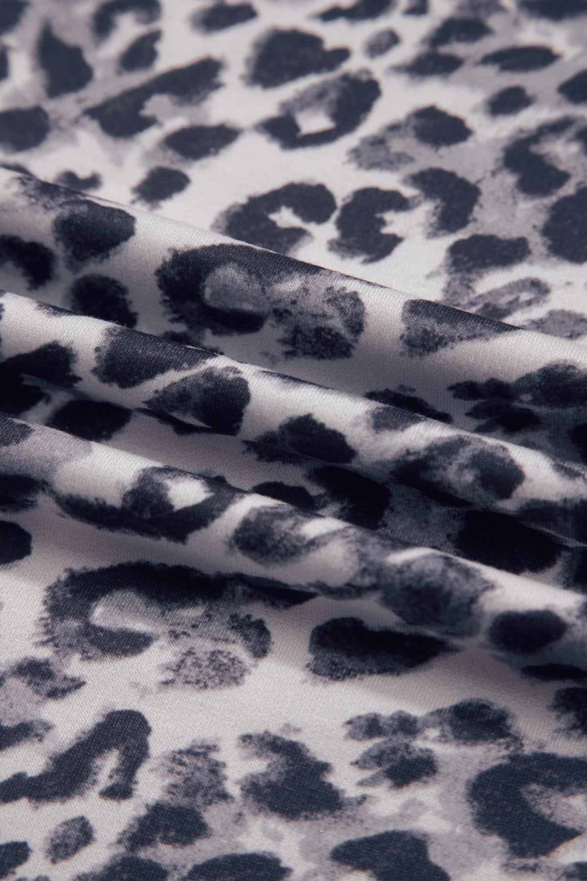 Multicolour Leopard Print Wide Leg Full Length Pants