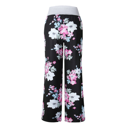 Pink Floral Happy Pants