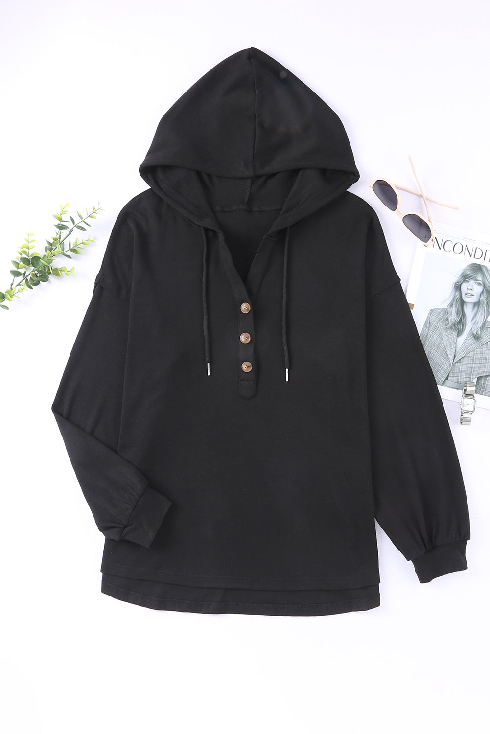 High and Low Hem Hoodie