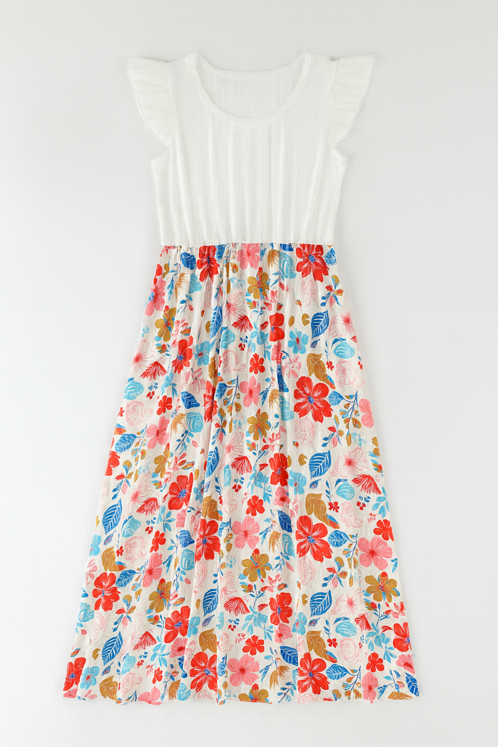 Flying Sleeves Maxi Dress