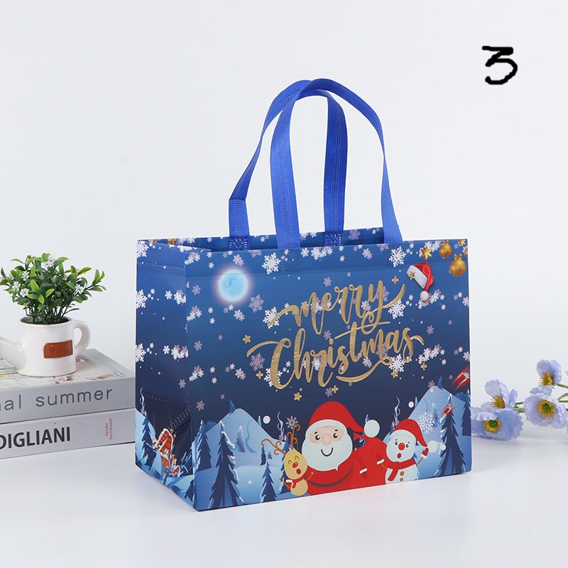 1pc Non-woven Christmas Themed Shopping Bag