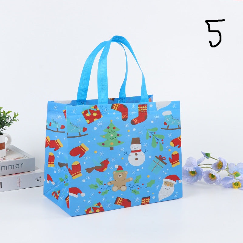 1pc Non-woven Christmas Themed Shopping Bag