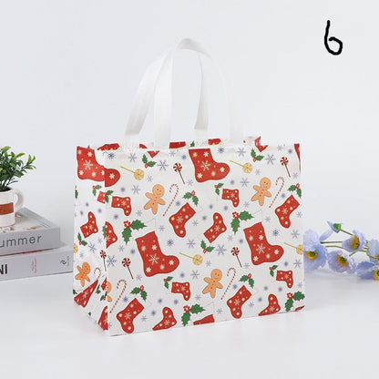 1pc Non-woven Christmas Themed Shopping Bag