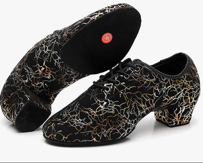 Lightning Metallic women's Latin dance shoes