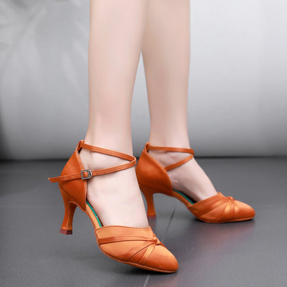 Modern Rhinestone Indoor Solid Color Dance Shoes