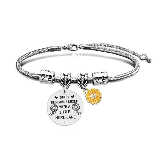 Sunshine Charm Snake Bracelet