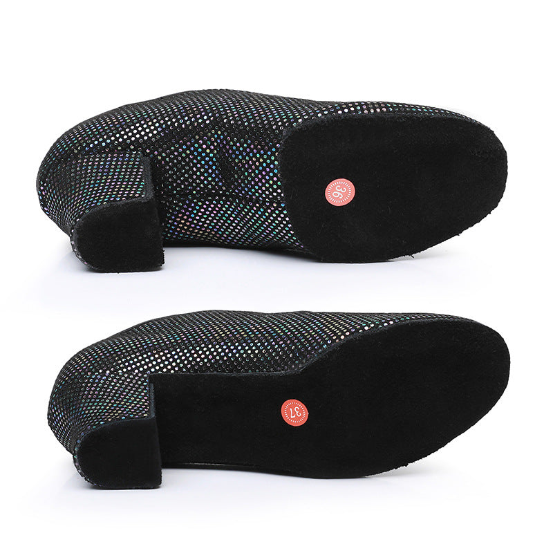 Dotted Print dance shoes