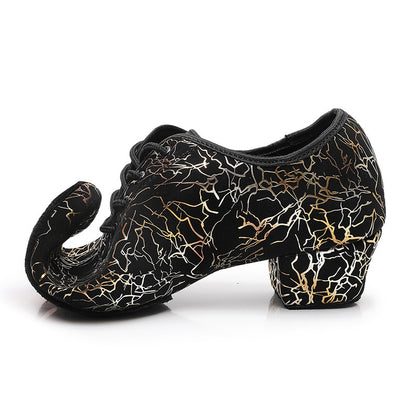 Lightning Metallic women's Latin dance shoes