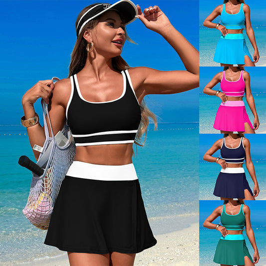 Ladies Skirted Bikini Set