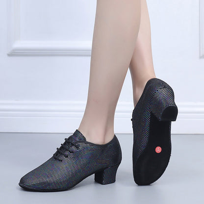 Dotted Print dance shoes