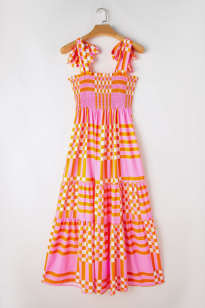 Gingham Maxi Dress