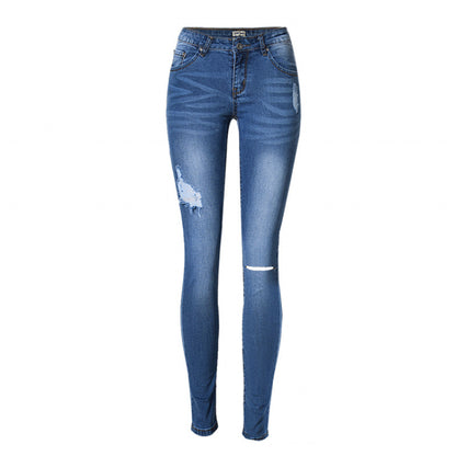 Low-waisted slim-fit stretch Jeans