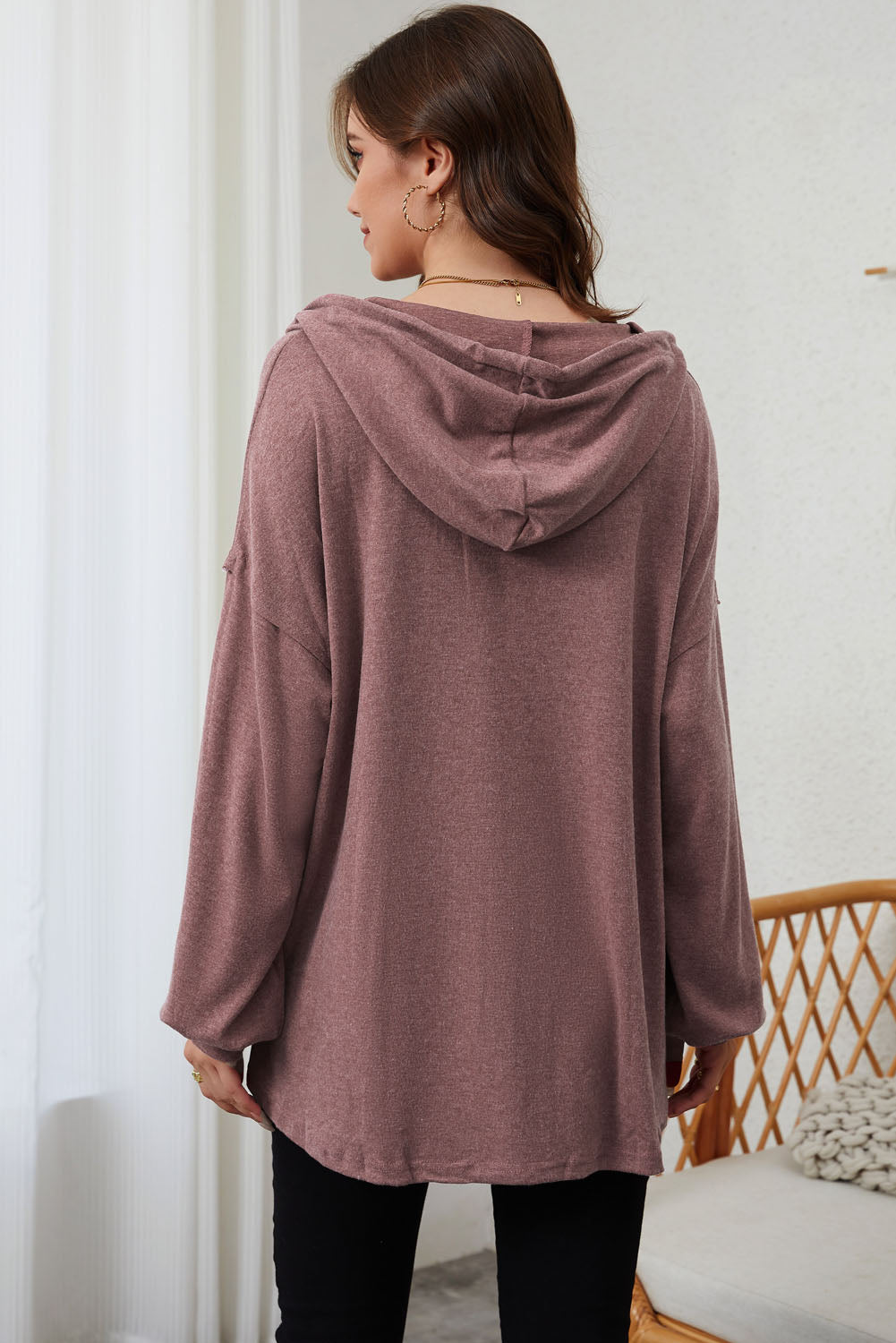High and Low Hem Hoodie