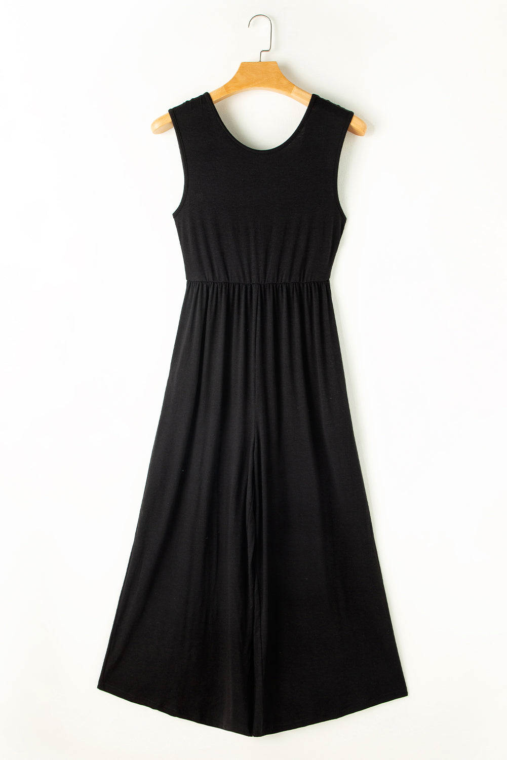Open Back Wide Leg Jumpsuit