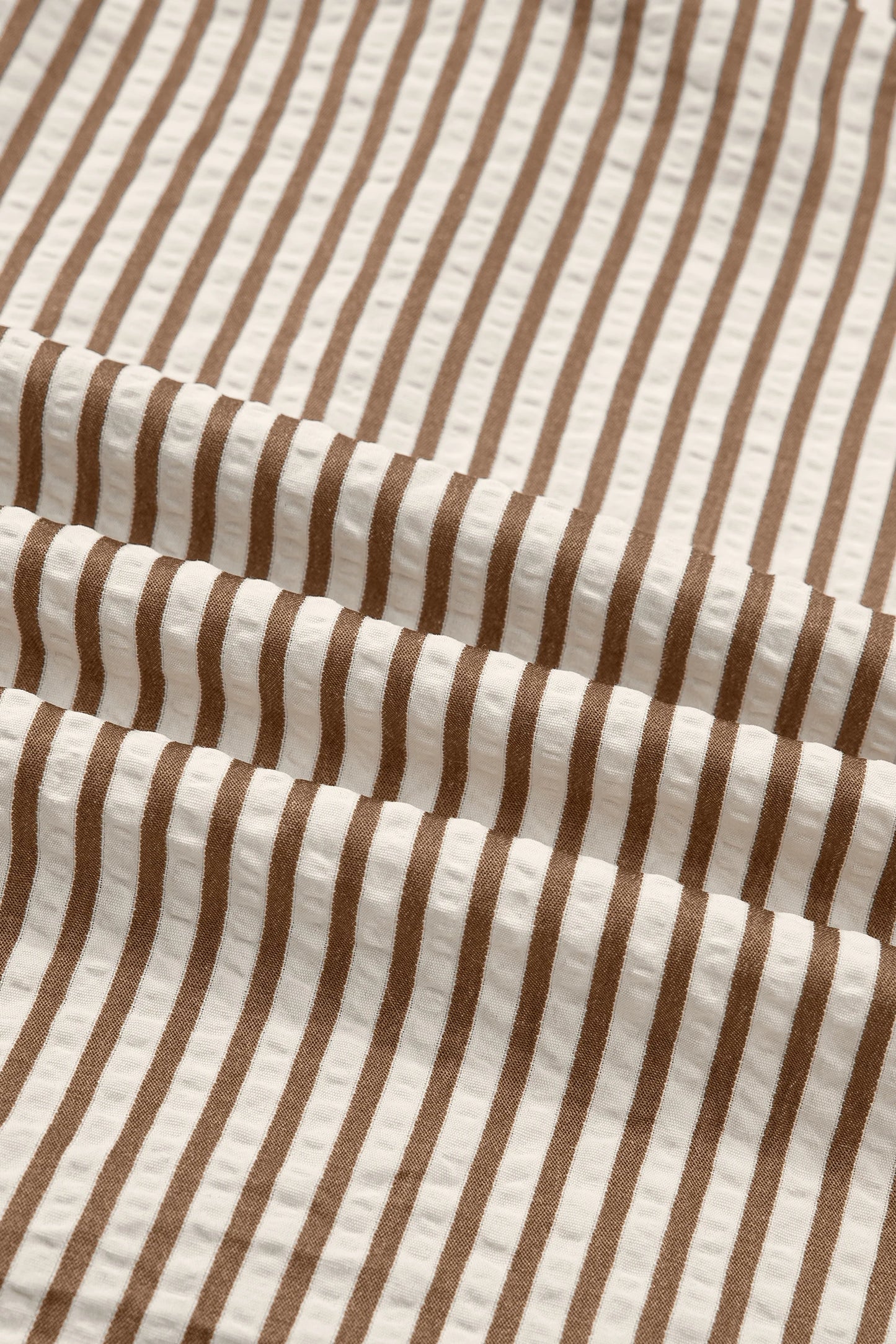 Brown Stripe Leopard Patchwork Long Sleeve Shirt