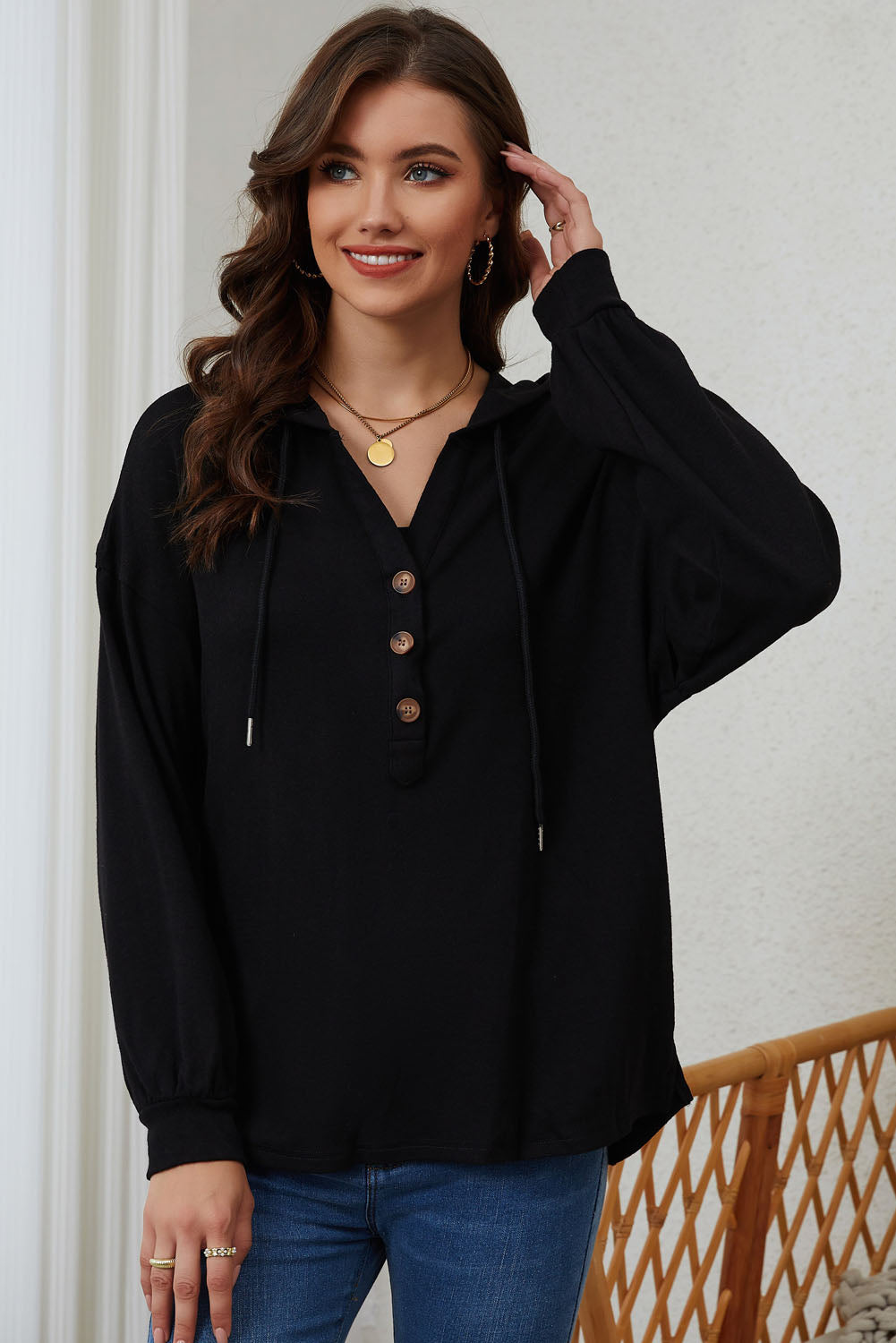 High and Low Hem Hoodie