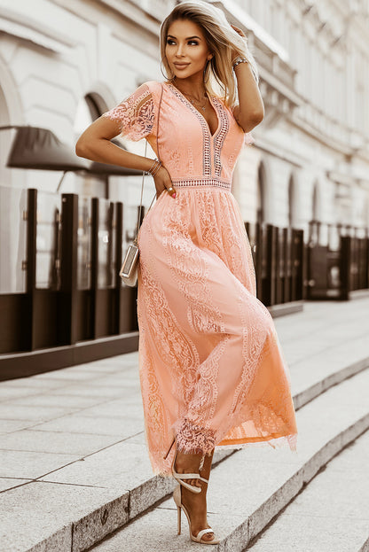 Fill Your Heart Lace Maxi Dress