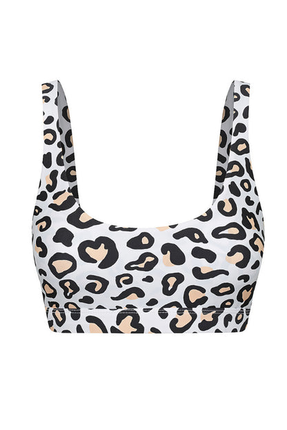 Leopard Bralette High Waisted Swimsuit