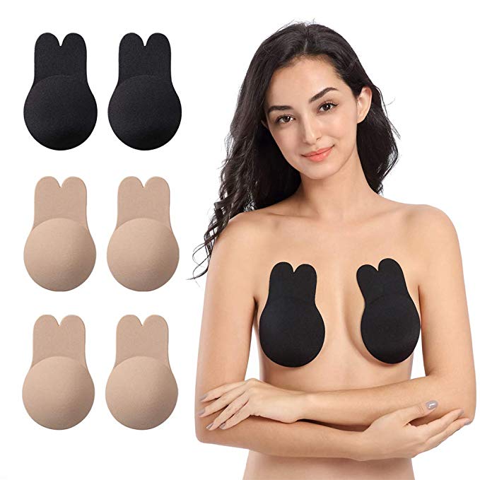 Strapless Women Rabbit Ear Breast Lift Up Invisible Self Adhesive Bra - The  Perfect Touch SA
