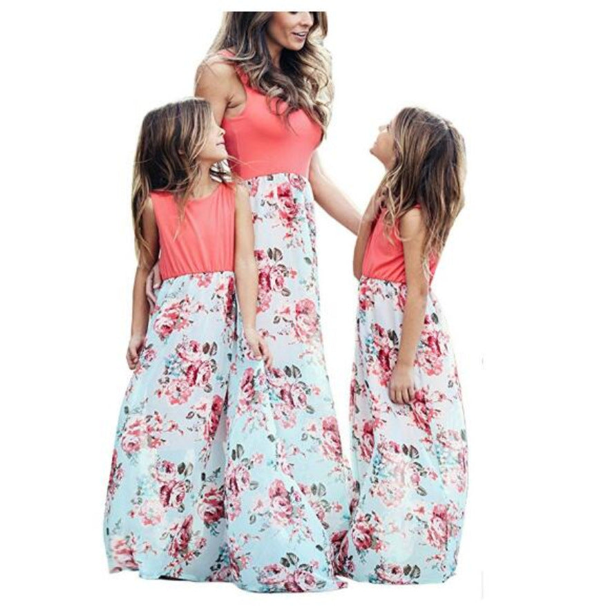 Mother and Daughter Dress Set Style 13