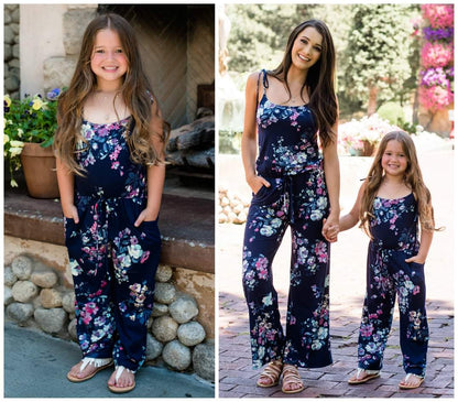 Mother and Daughter Jumpsuit Set