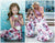 Mother & Daughter Dress Set Style 12 - Purple
