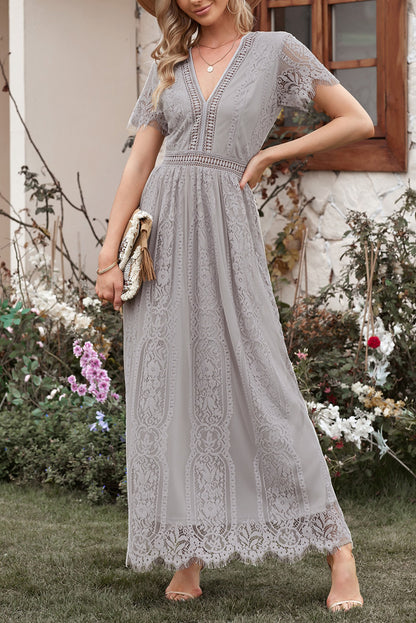 Fill Your Heart Lace Maxi Dress